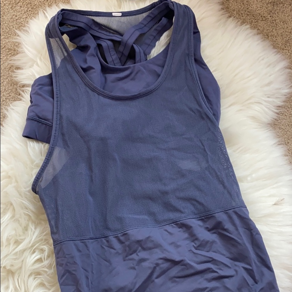 Lulu tank with built in sports bra